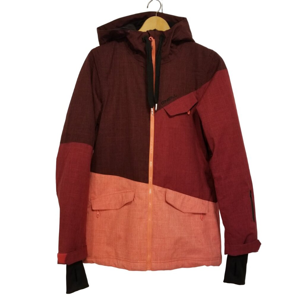 O'Neill Jacket FreedomSeries Snowboarding and Skiing Coat Red Long Waterproof